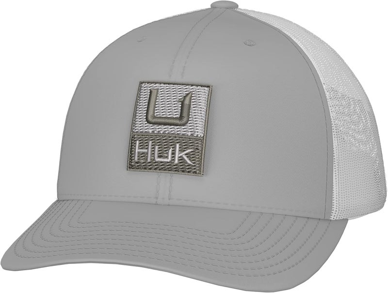 HUK Store Mens Trucker Hat, Anti-Glare Snapback Fishing Hat for Men - Image 1